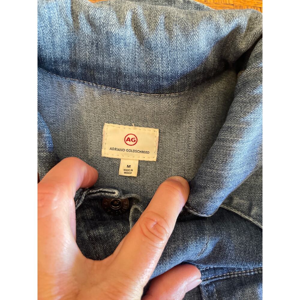 AG ADRIANO GOLDSCHMEID DENIM JACKET M - Picture 2 of 6